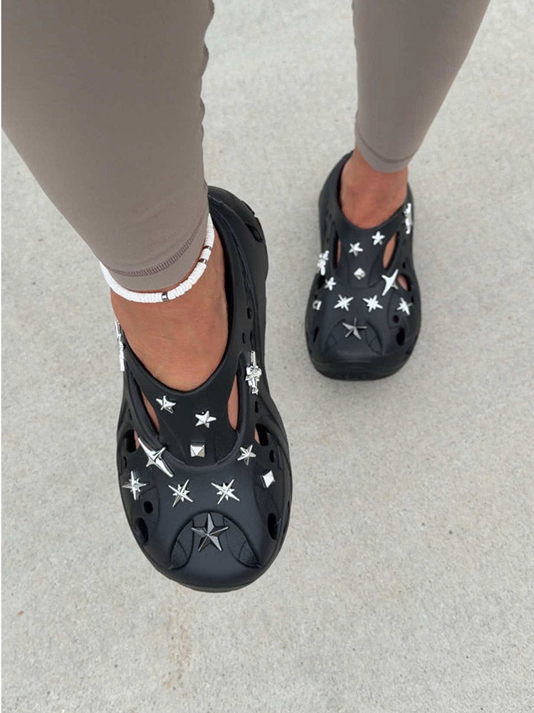 Platform Caged Clogs