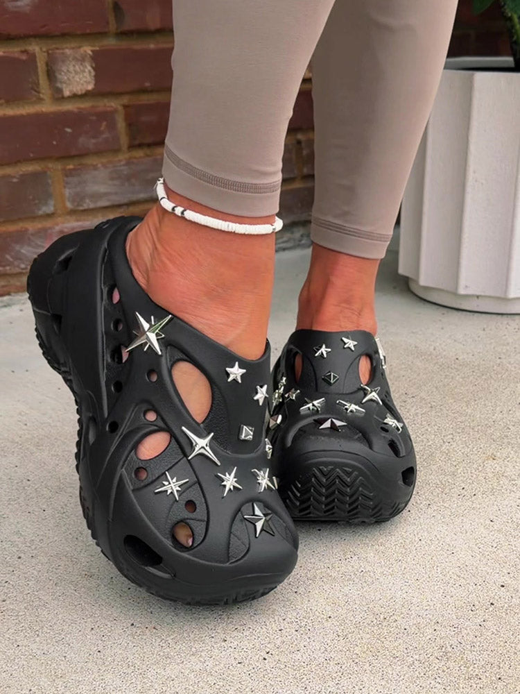 Platform Caged Clogs