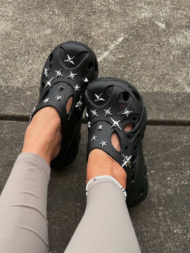Platform Caged Clogs