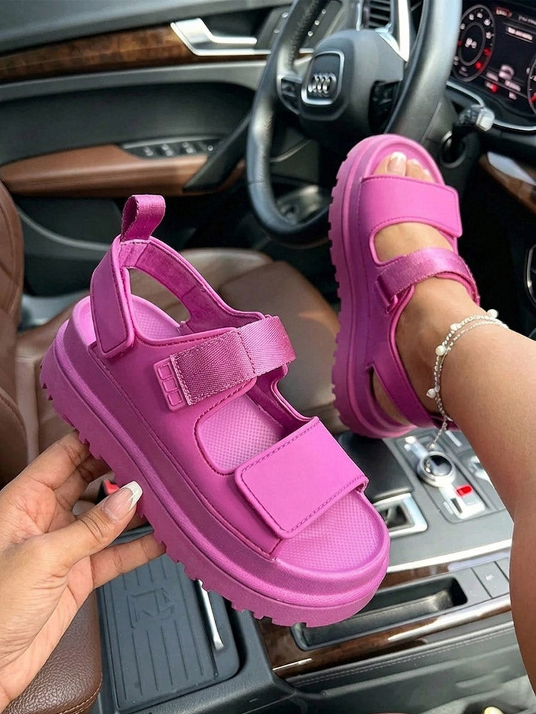 Easygoing Double Velcro Sandals