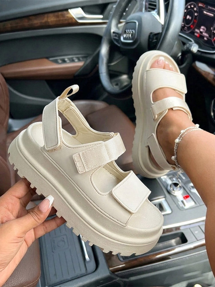 Easygoing Double Velcro Sandals