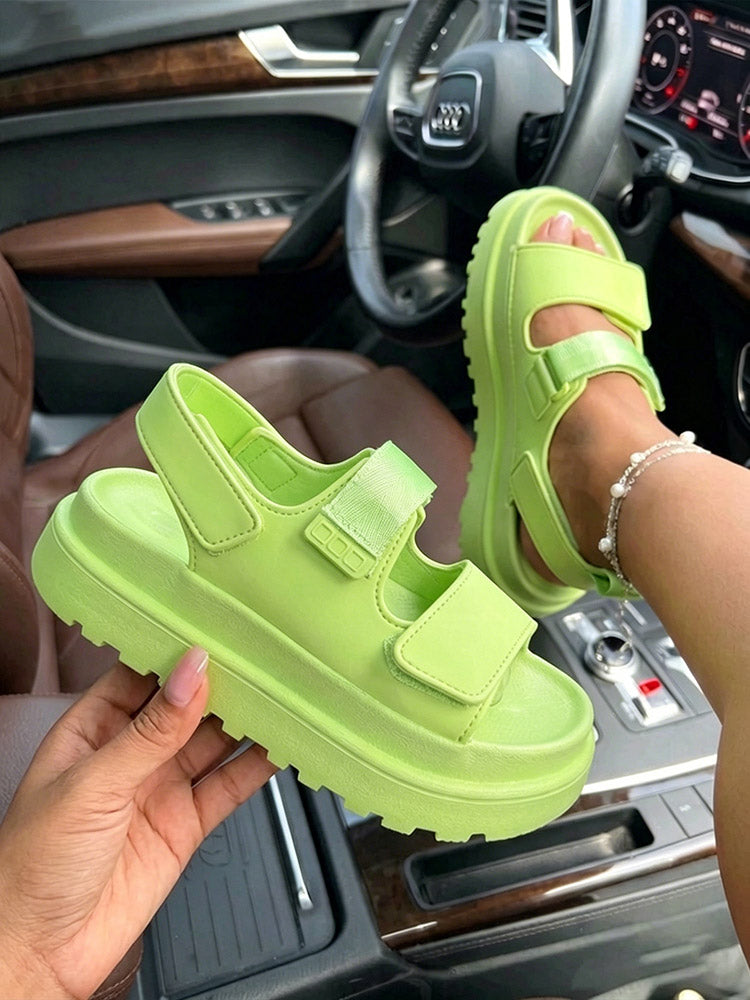 Easygoing Double Velcro Sandals