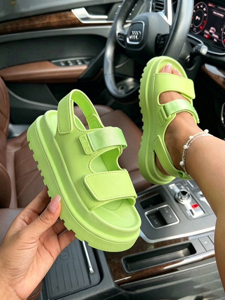Easygoing Double Velcro Sandals