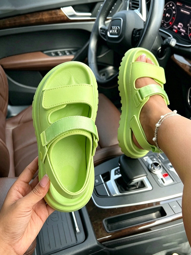 Easygoing Double Velcro Sandals