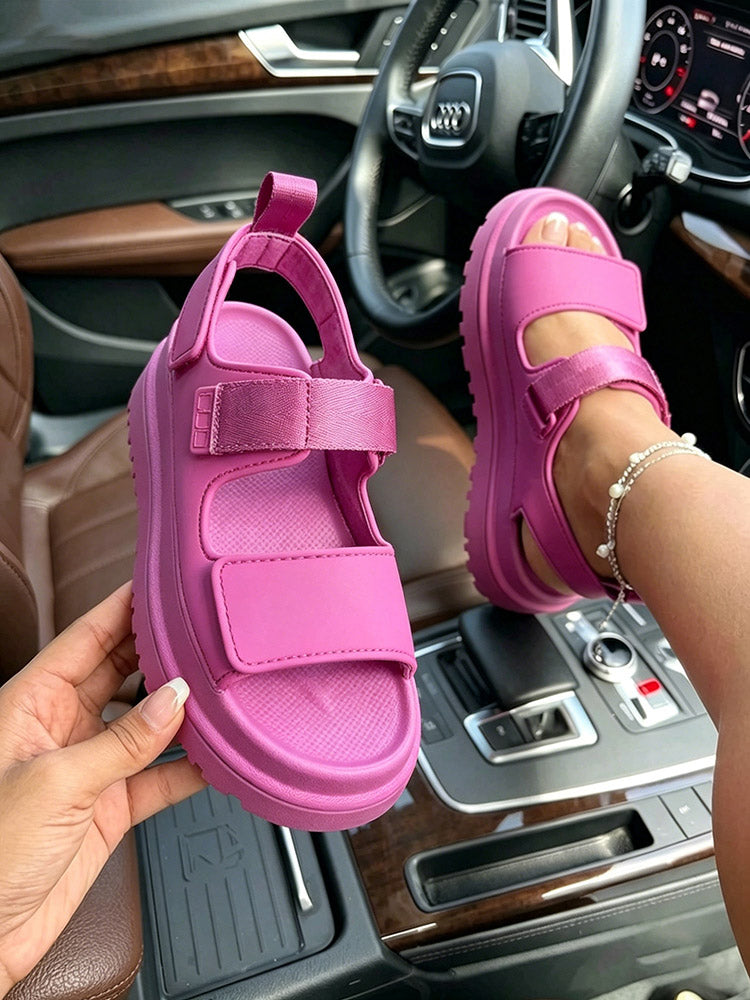Easygoing Double Velcro Sandals