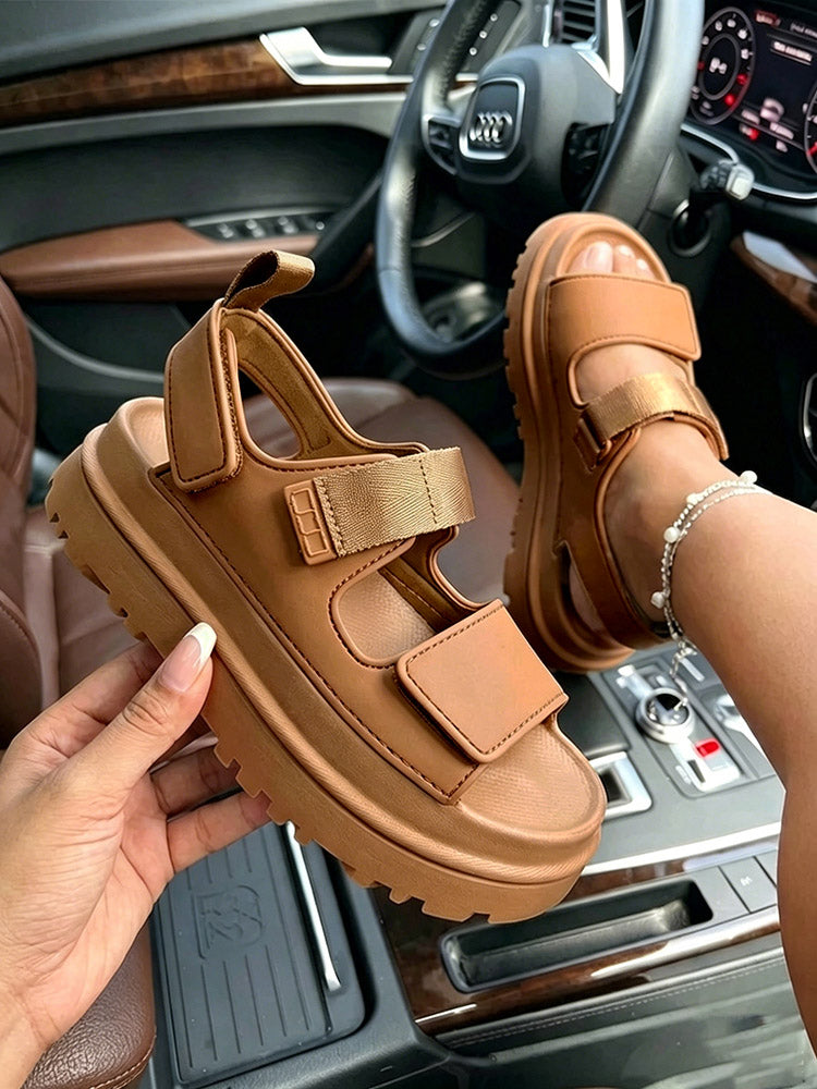 Easygoing Double Velcro Sandals