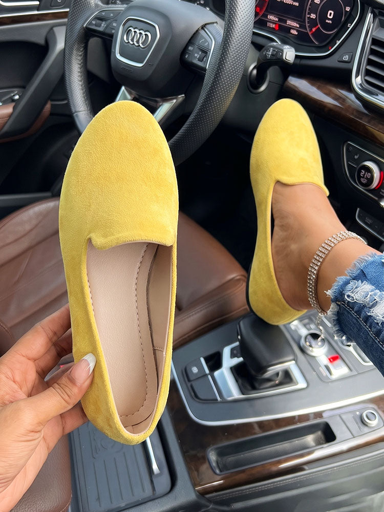 Essential Solid Flat Loafers