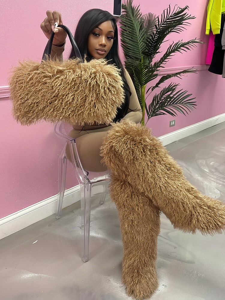 Fluffy Fur Tote