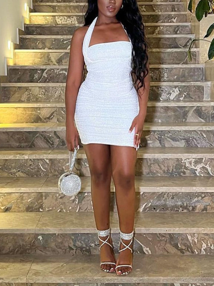 Rhinestone Lace-up High Heels - Bold Muse Co