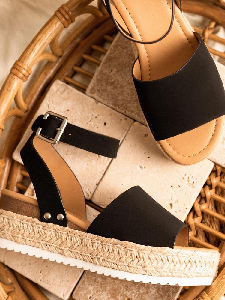Platform Espadrille Sandals - Bold Muse Co