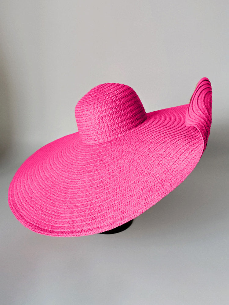 Beach Vibe Straw Bag & Hat - Bold Muse Co
