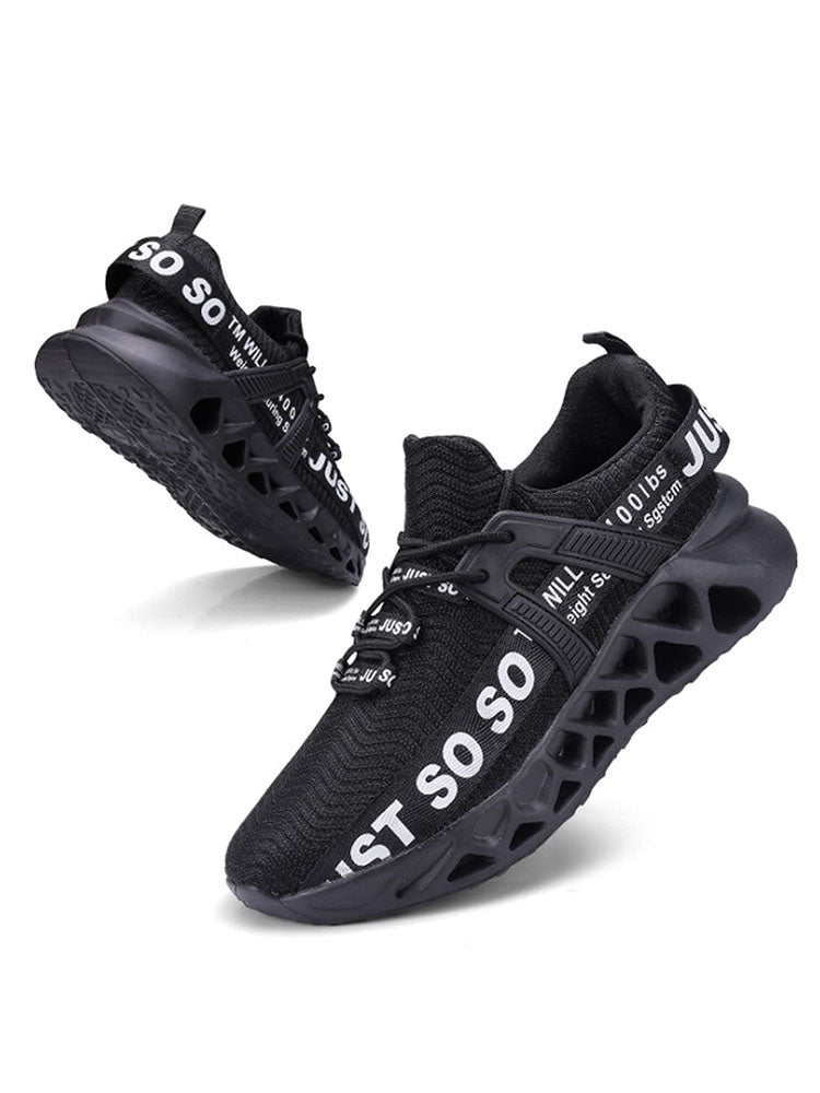 Letter Knit Sneakers - Bold Muse Co