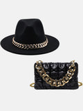 Chain Bag and Matching Hat Set - Bold Muse Co