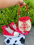 Straw Bucket Bag - Bold Muse Co