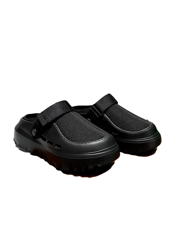 Air Mesh Hybrid Platform Clogs