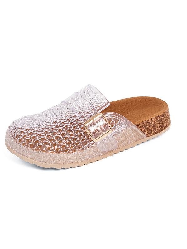 Cute Jelly Clog Slides