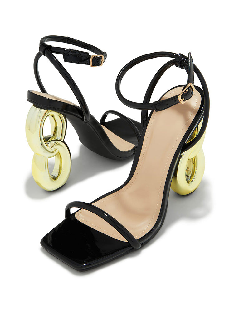 Unique Heel Sandals - Bold Muse Co