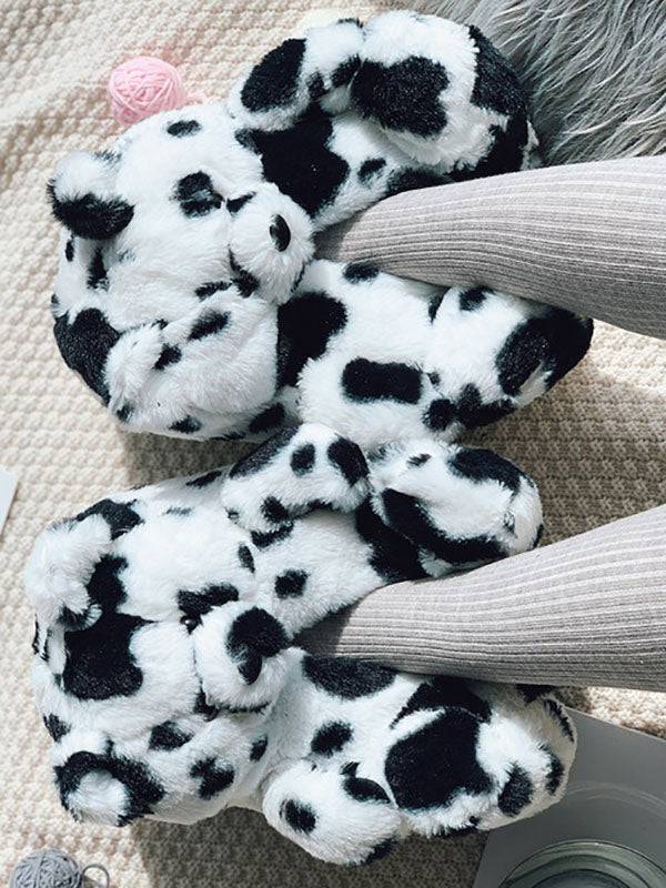 Fluffy Teddy Bear Slippers - Bold Muse Co