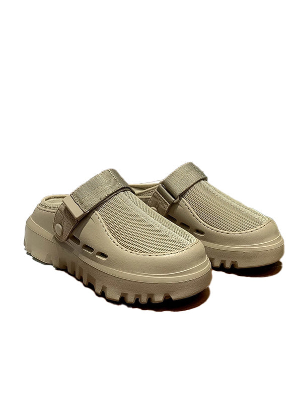 Air Mesh Hybrid Platform Clogs