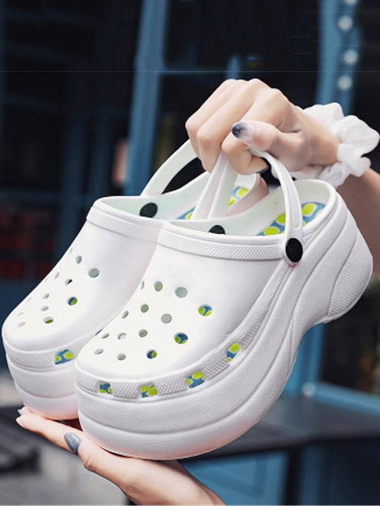 Casual Thick Sole Hole Sandals - Bold Muse Co