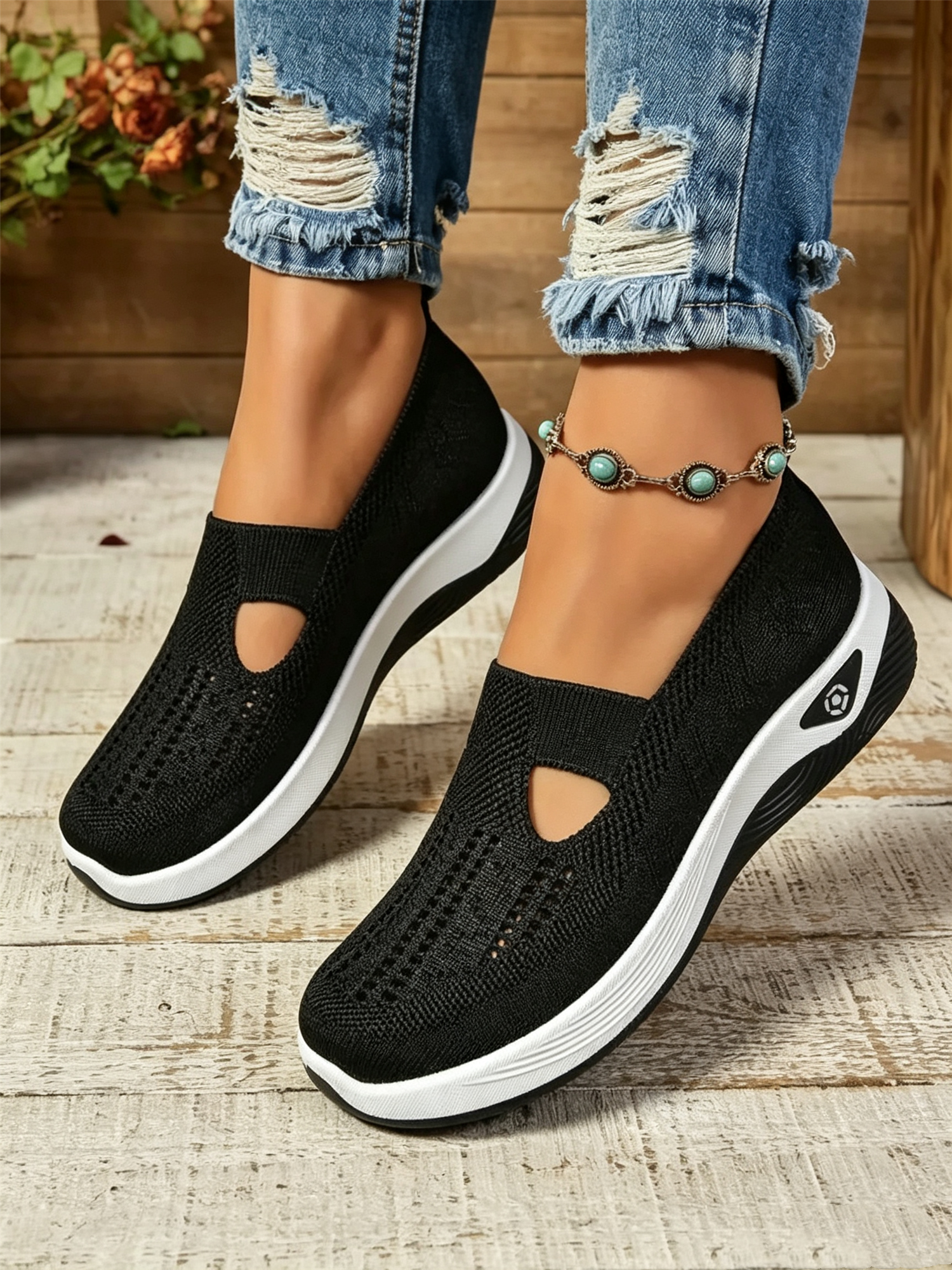 Breathable Slip On Orthopedic Walking Sneakers