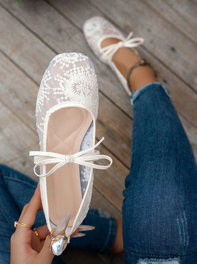 Lace Ballet Flats