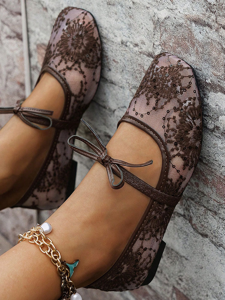 Lace Ballet Flats