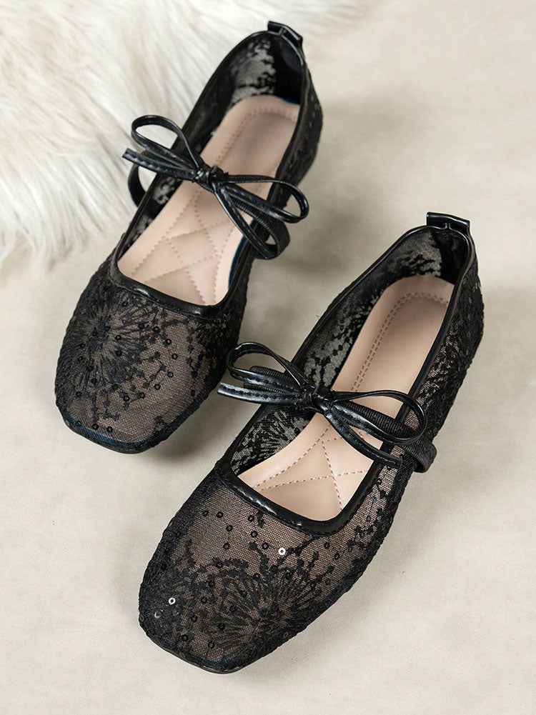 Lace Ballet Flats