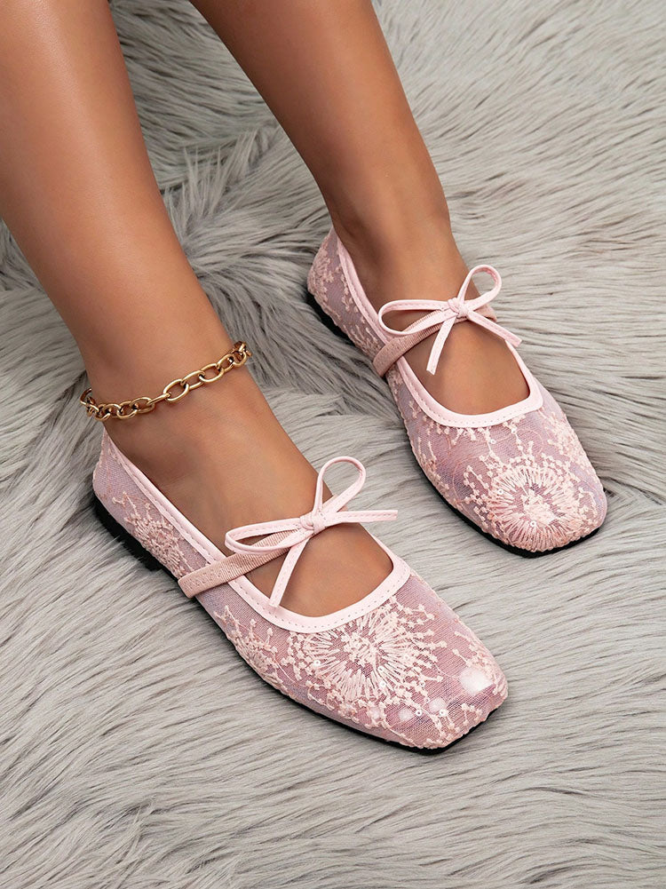 Lace Ballet Flats
