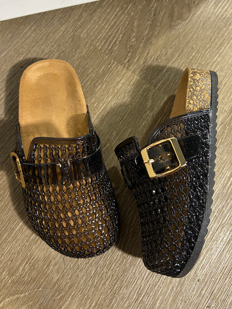 Cute Jelly Clog Slides