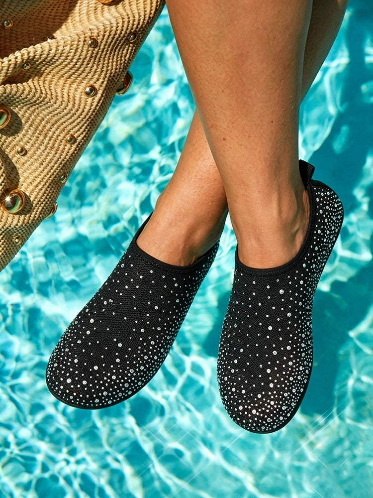 Rhinestone Barefoot Water Shoes