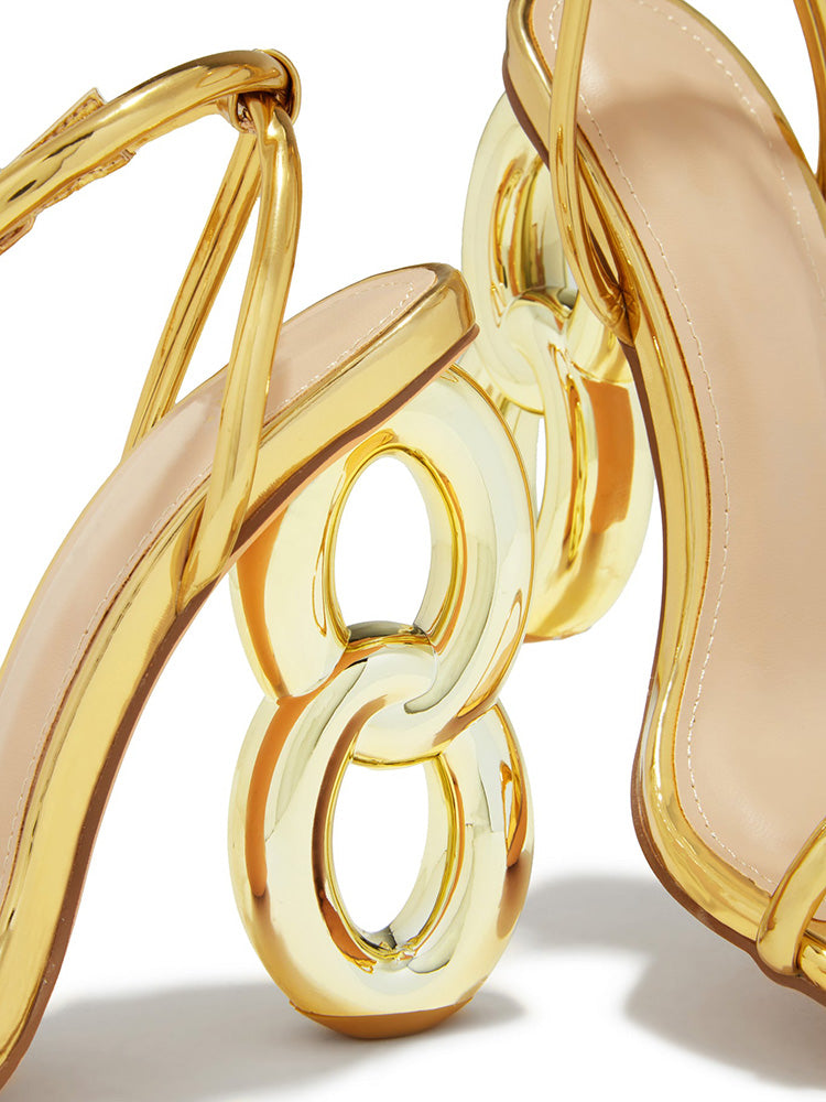 Unique Heel Sandals - Bold Muse Co