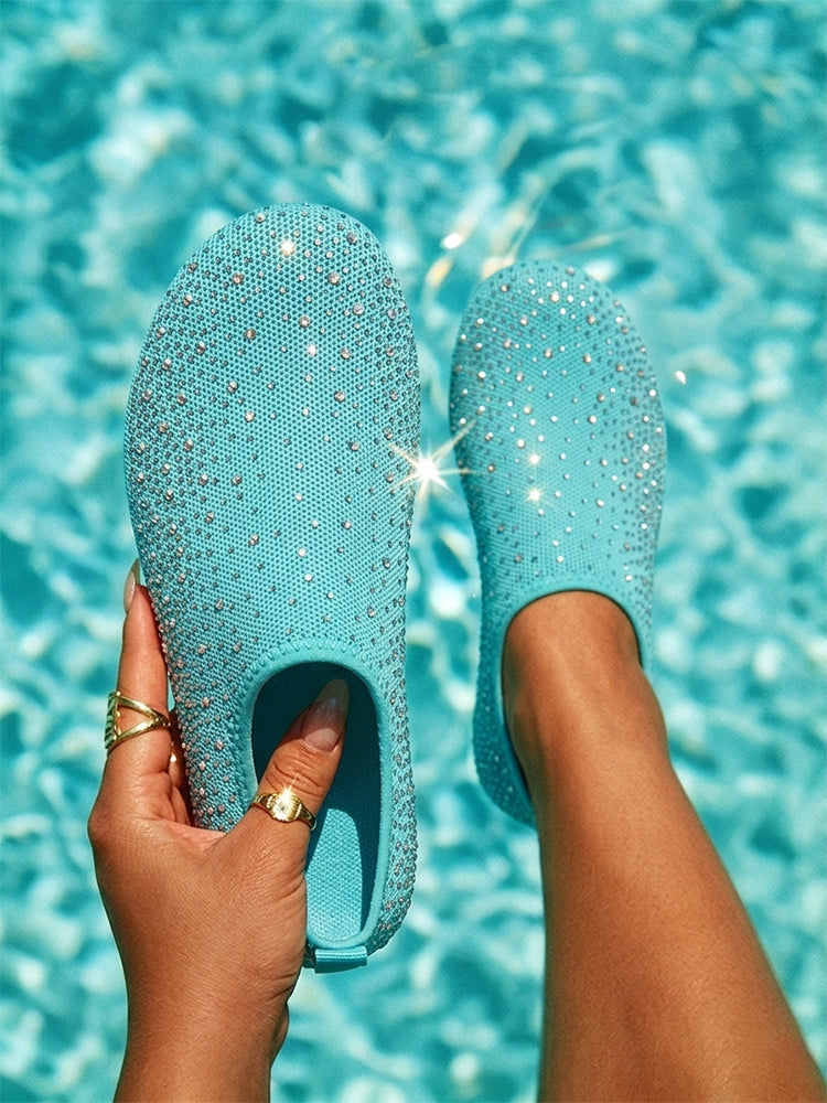 Rhinestone Barefoot Water Shoes