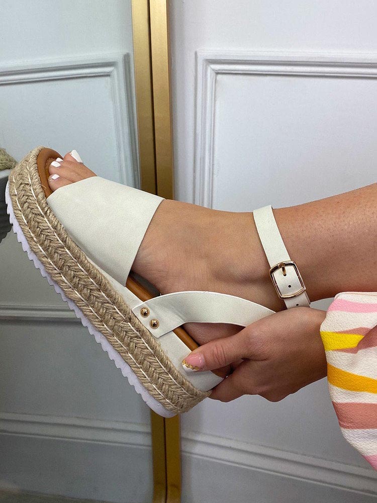 Platform Espadrille Sandals - Bold Muse Co