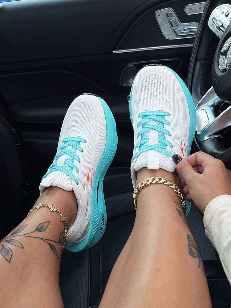 Gradient Thick Sole Athletic Sneakers