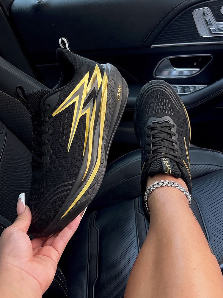 Gradient Thick Sole Athletic Sneakers