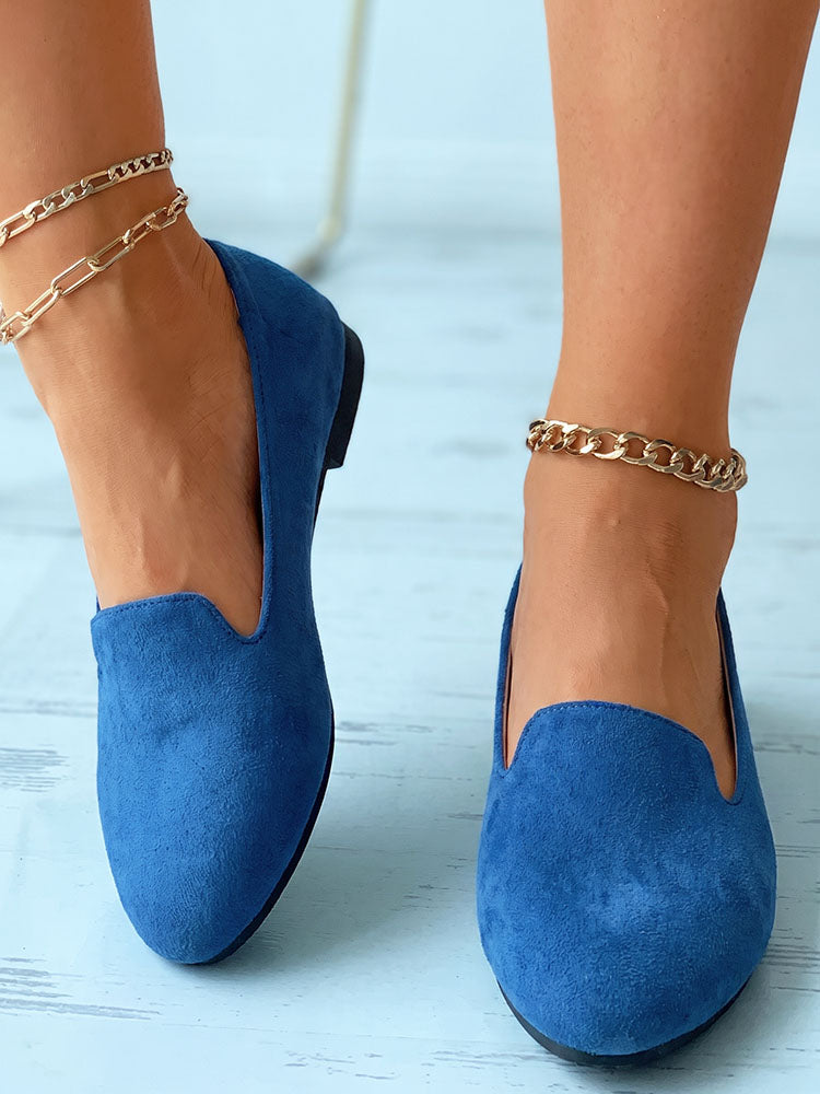 Essential Solid Flat Loafers