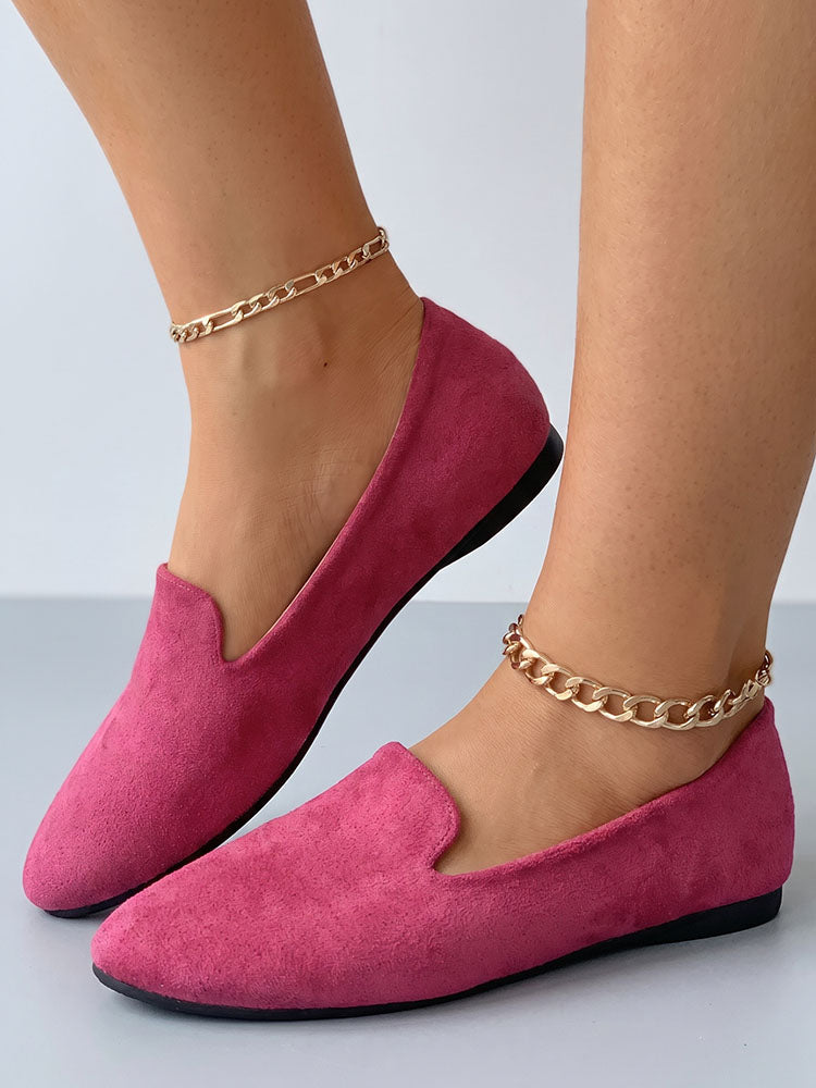 Essential Solid Flat Loafers