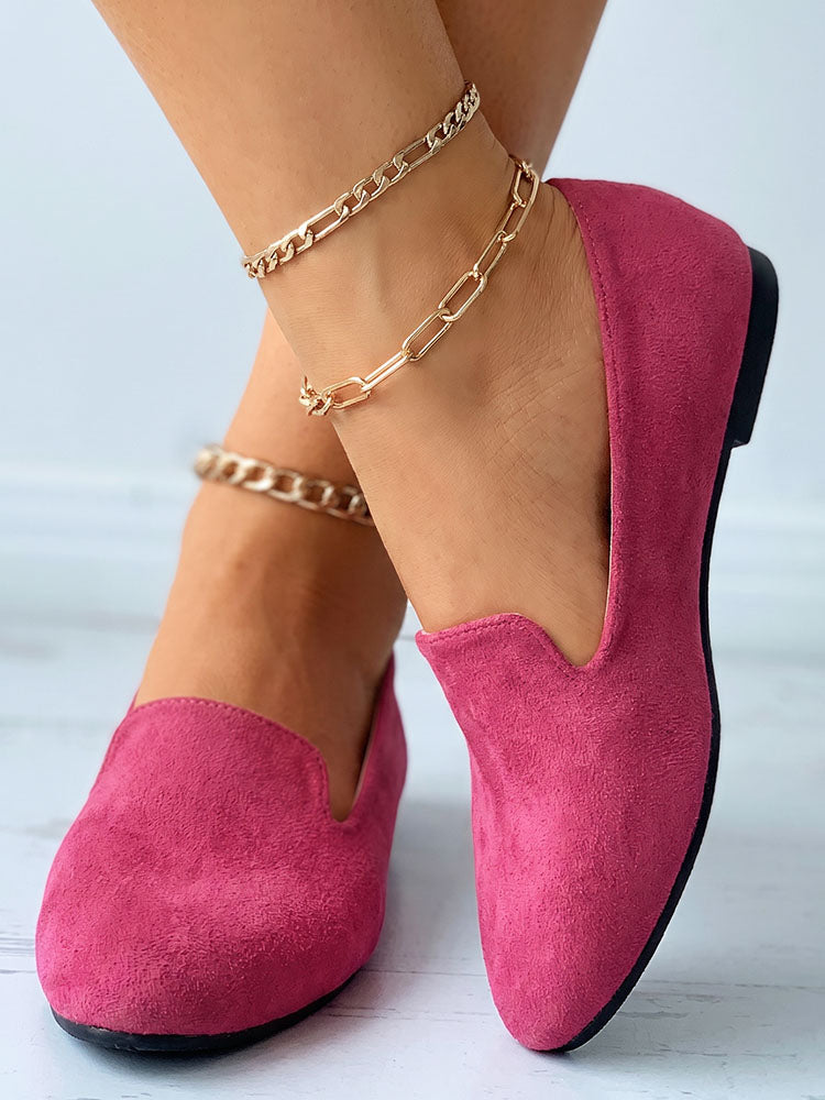 Essential Solid Flat Loafers