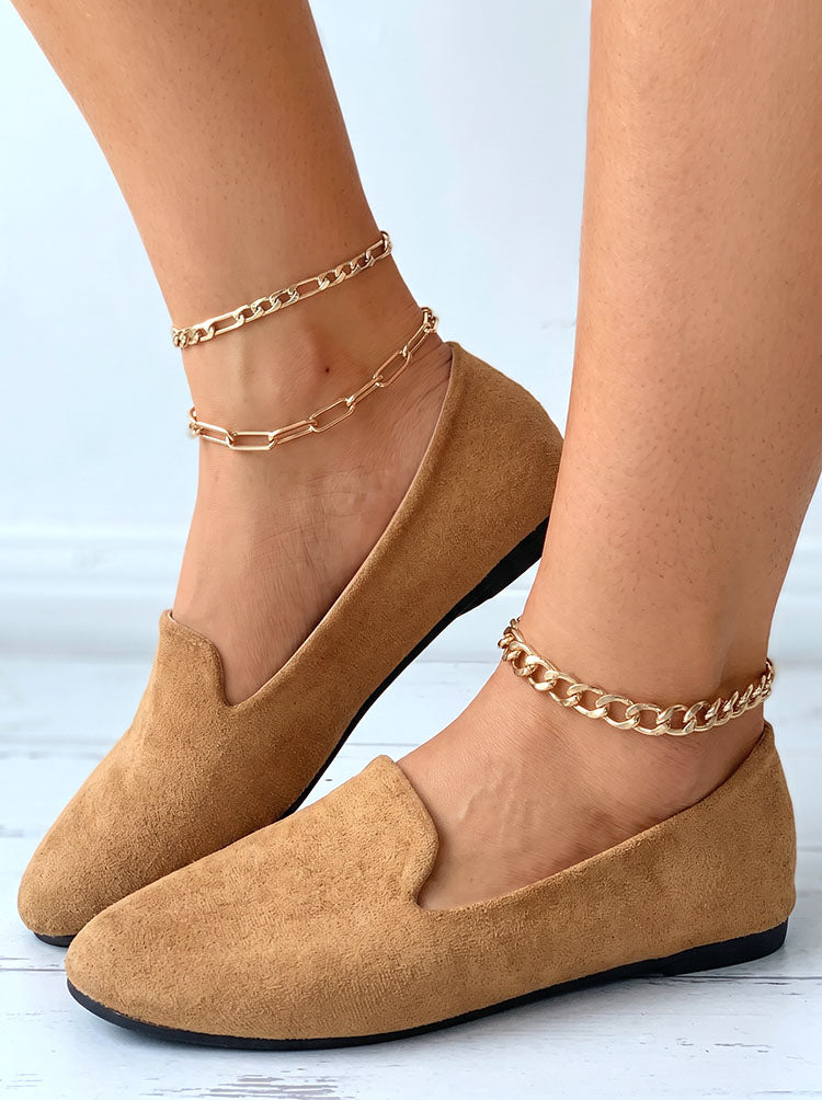 Essential Solid Flat Loafers