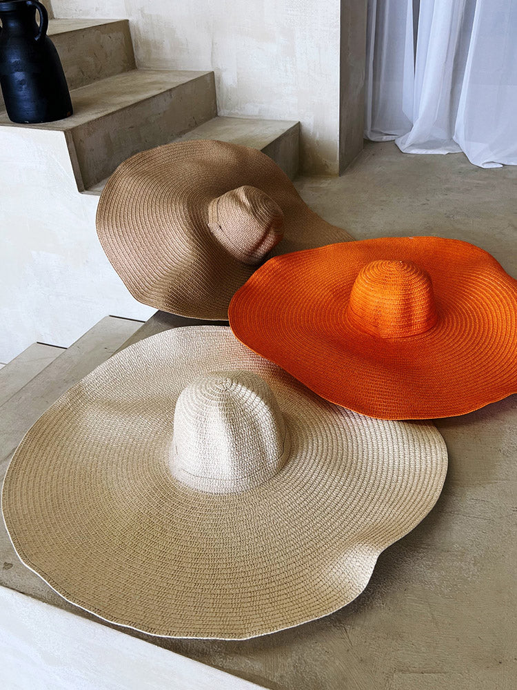 Beach Vibe Straw Bag & Hat - Bold Muse Co