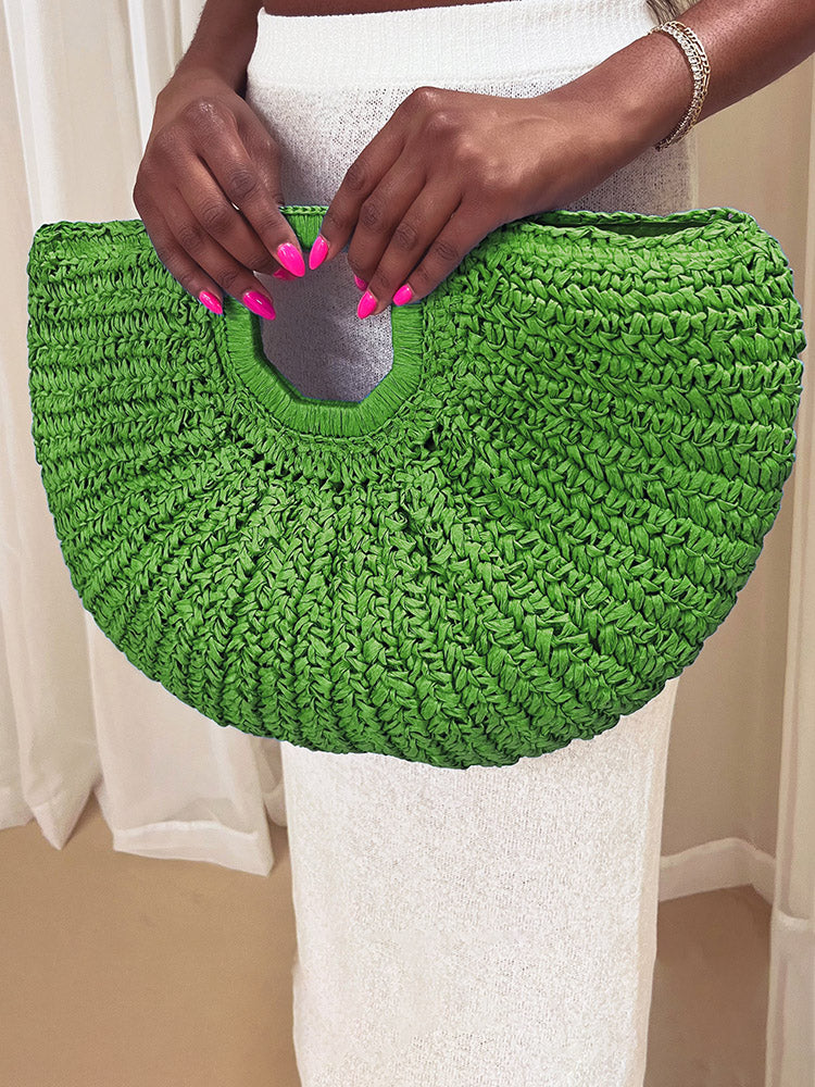 Beach Vibe Straw Bag & Hat - Bold Muse Co