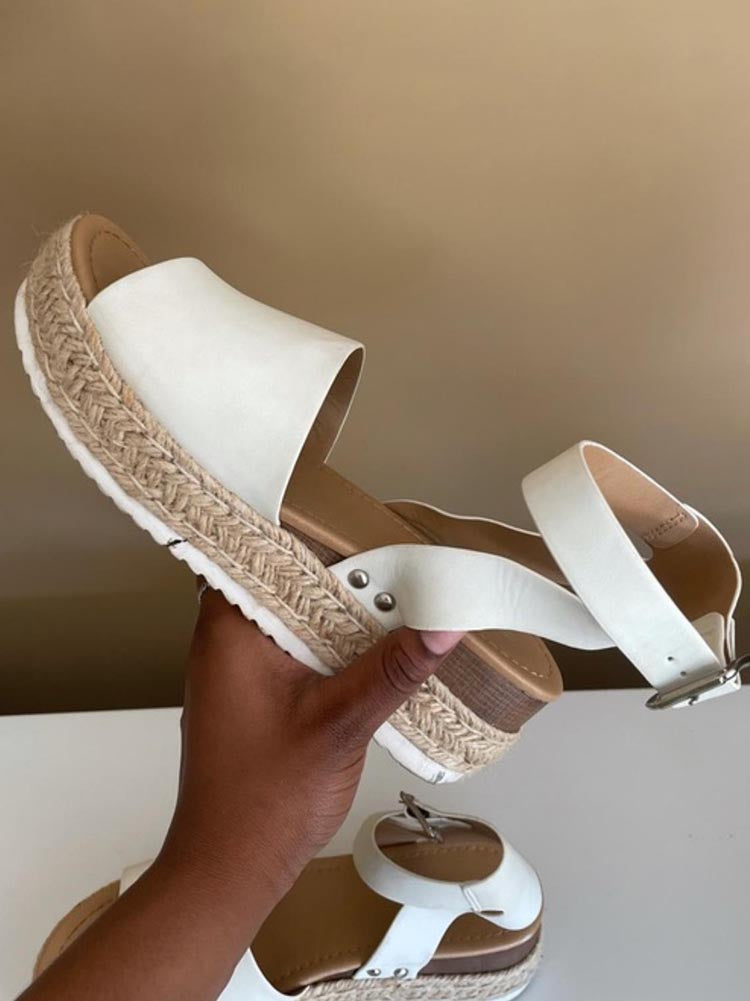 Platform Espadrille Sandals - Bold Muse Co
