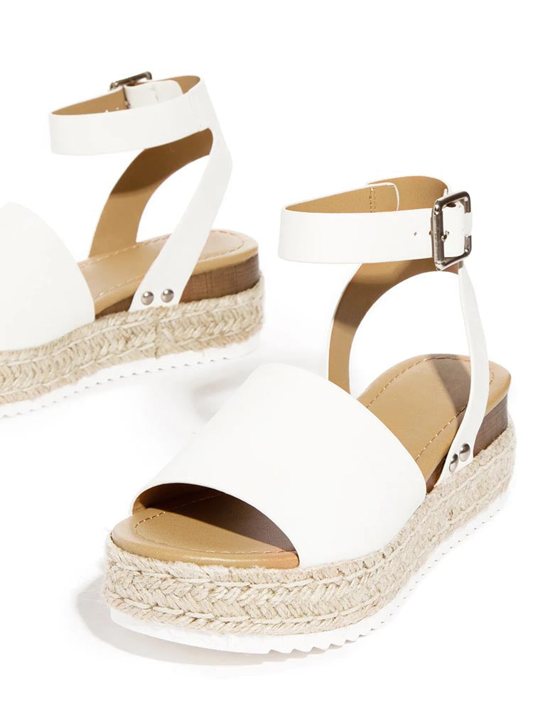 Platform Espadrille Sandals - Bold Muse Co