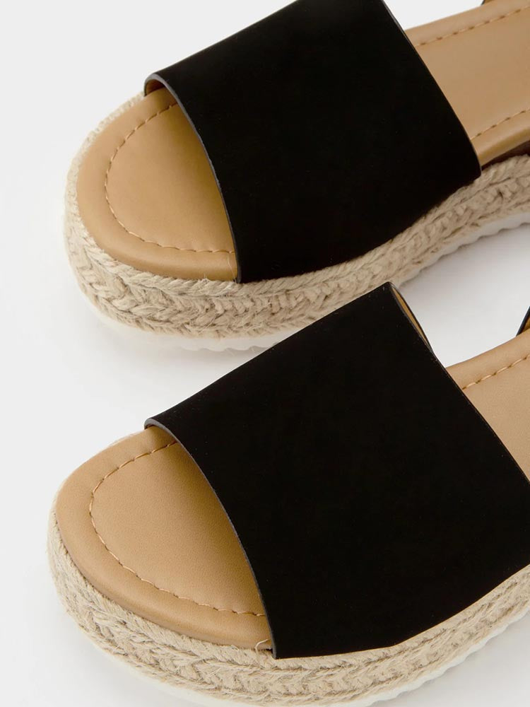 Platform Espadrille Sandals - Bold Muse Co