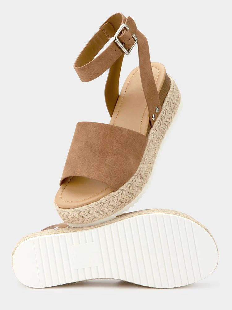 Platform Espadrille Sandals - Bold Muse Co