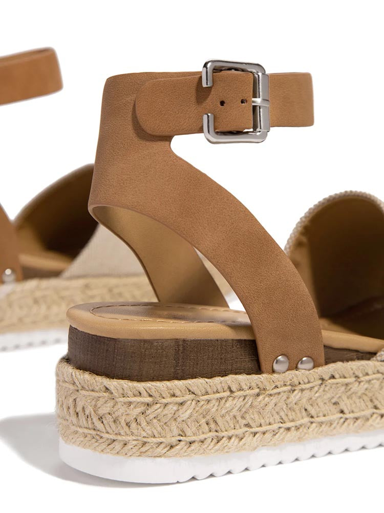Platform Espadrille Sandals - Bold Muse Co
