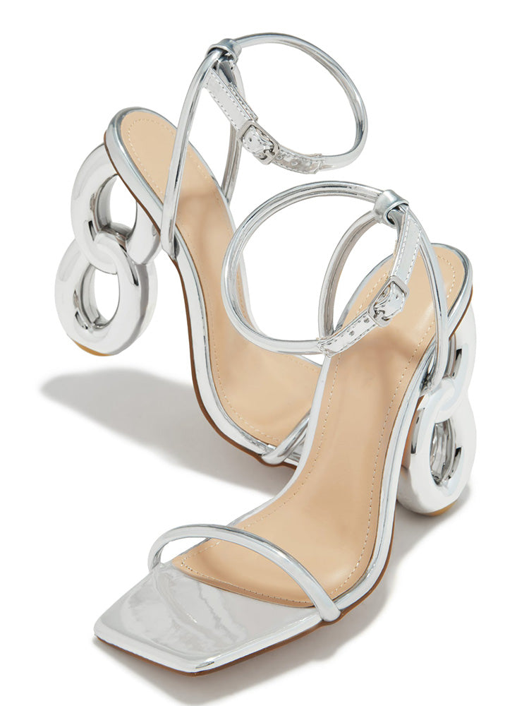 Unique Heel Sandals - Bold Muse Co