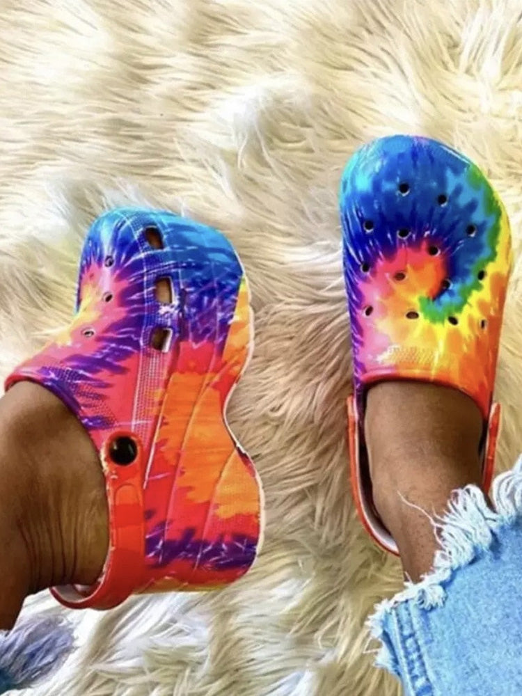 Casual Thick Sole Hole Sandals - Bold Muse Co